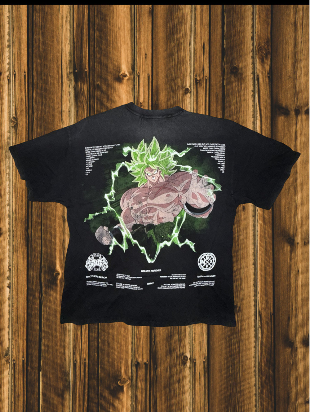 Darc Sport Broly Dragon Ball Absolute Form "Premium" Oversized Tee in Black XL